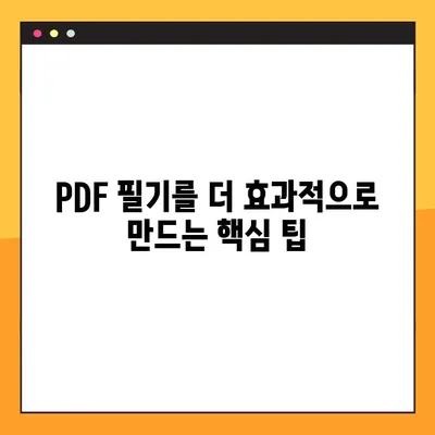 PDF 파일에 효과적인 필기| 팁과 도구 | PDF 필기, 전자 필기, 효율적인 학습