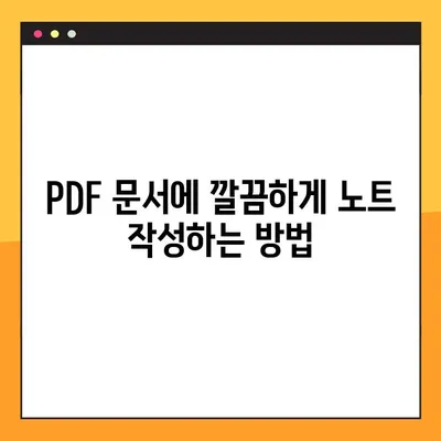 PDF 파일에 노트 작성하는 꿀팁| 디지털 노트 필기법 마스터하기 | PDF, 노트 필기, 디지털 노트, 학습 팁