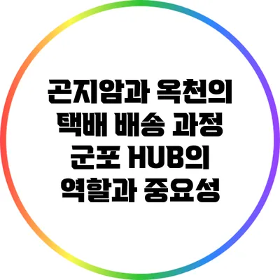 곤지암과 옥천의 택배 배송 과정: 군포 HUB의 역할과 중요성